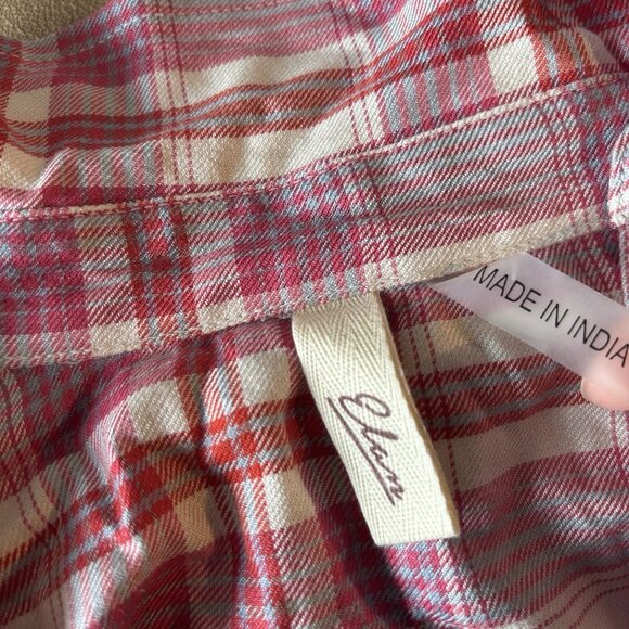 Elan Women’s Shirt Dress Size Medium Western Country FarmHouse Fall Autumn Vibes - Picture 6 of 12